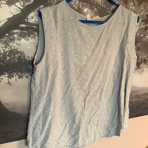 Solitaire light blue stars top med